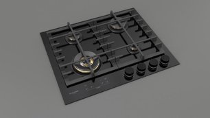 Газовая варочная панель Фулгор Милано FCLH 604 G T WK BK фото 2 в Новосибирске Газовая варочная панель Fulgor Milano FCLH 604 G T WK BK фото 2 в Новосибирске