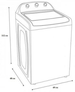 Стиральная машина Ио Мабе LMA79115VBCU0 фото 4 в Новосибирске Стиральная машина IO MABE LMA79115VBCU0 фото 4 в Новосибирске