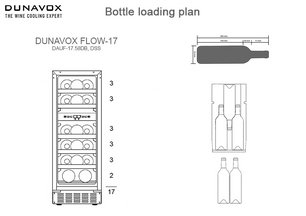 Встраиваемый винный шкаф Dunavox DAUF-17.58DC фото в Новосибирске