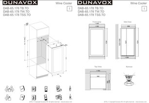 Винный шкаф Dunavox DAB-65.178TW.TO фото 3 в Новосибирске
