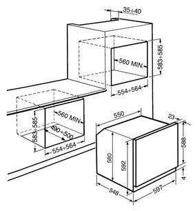 Духовой шкаф Smeg SFP120S фото 2 в Новосибирске