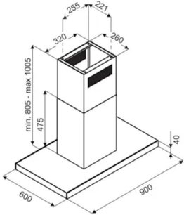 Вытяжка Де Дитрих DHI2963B фото 4 в Новосибирске Вытяжка De Dietrich DHI2963B фото 4 в Новосибирске