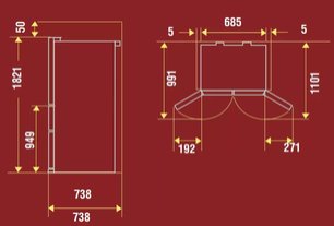 Холодильник Mitsubishi Electric MR-WXR627Z-W-R фото 3 в Новосибирске