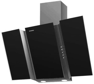 Вытяжка Maunfeld TRENT GLASS 90 Grey Glass Black фото в Новосибирске
