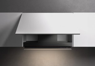 Вытяжка Фалмек Virgola Touch NRS 90 black (900) фото 2 в Новосибирске Вытяжка Falmec Virgola Touch NRS 90 black (900) фото 2 в Новосибирске