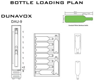 Винный шкаф Dunavox DAU-9.22B фото 4 в Новосибирске