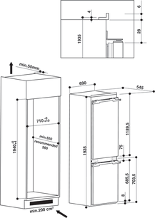 Встраиваемый холодильник KitchenAid KCBDS20701 фото 2 в Новосибирске