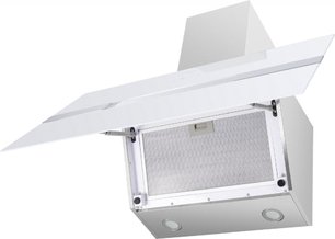 Кухонная вытяжка MAUNFELD Mersey 90 белый\вставка сатин фото 3 в Новосибирске