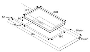 Варочная панель Bertazzoni P905LMODX фото 4 в Новосибирске