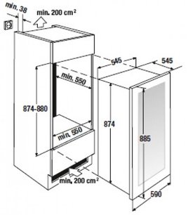 Встраиваемый холодильник для охлаждения вина Kuppersbusch FWK 2800.0 S фото 2 в Новосибирске