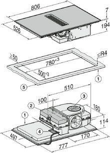 Варочная панель с вытяжкой Миле KMDA 7272 FR-U фото 4 в Новосибирске Варочная панель с вытяжкой Miele KMDA 7272 FR-U фото 4 в Новосибирске
