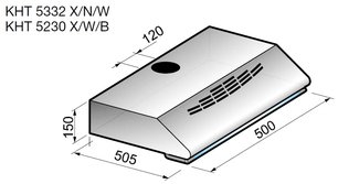 Вытяжка Korting KHT 5332 W фото 2 в Новосибирске