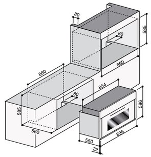 Духовой шкаф Ilve 900-NMP Red фото 3 в Новосибирске