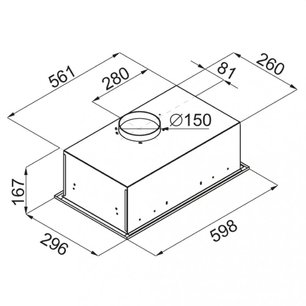 Встраиваемая кухонная вытяжка MAUNFELD Fantasy 1000ST 60 черное стекло фото 3 в Новосибирске