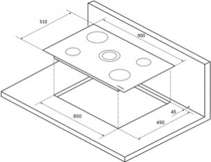 Варочная панель Куперсберг FA90RC фото 2 в Новосибирске Варочная панель Kuppersberg FA90RC фото 2 в Новосибирске