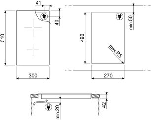 Варочная панель Смег SE2320ID1 фото 2 в Новосибирске Варочная панель Smeg SE2320ID1 фото 2 в Новосибирске