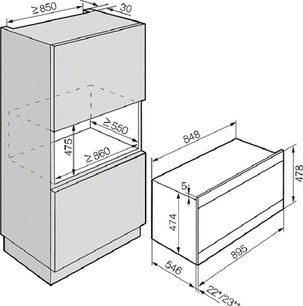 Духовой шкаф Miele H6890BP EDST/CLST сталь фото 2 в Новосибирске