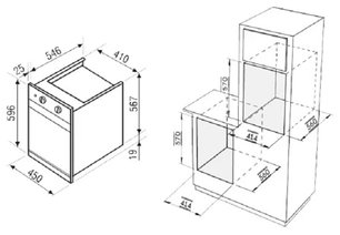 Духовой шкаф Korting OKB 4604 CRI фото 2 в Новосибирске