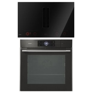 Asko (варочная панель с вытяжкой HIHD854GF + духовой шкаф OCS8678G) фото в Новосибирске