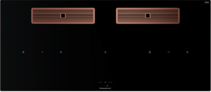 Индукционная варочная поверхность с вытяжкой Kuppersbusch KMI 12850.0 SR-E Copper фото в Новосибирске