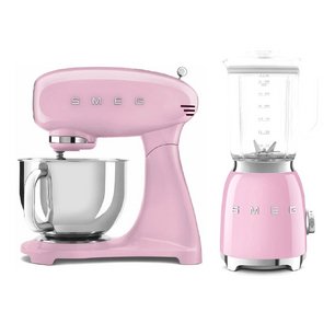 Smeg 50`s Style (блендер BLF03PKEU + миксер SMF03PKEU) фото в Новосибирске
