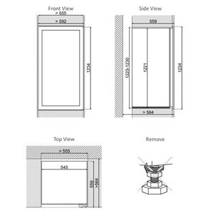 Винный шкаф Dunavox DAVG-72.185DOP.TO фото 4 в Новосибирске