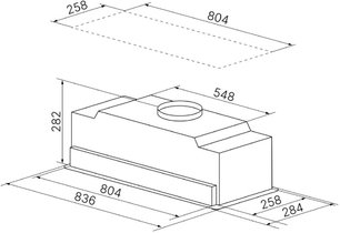 Встраиваемая вытяжка Куперсбуш DEL 9550.0 E фото 2 в Новосибирске Встраиваемая вытяжка Kuppersbusch DEL 9550.0 E фото 2 в Новосибирске