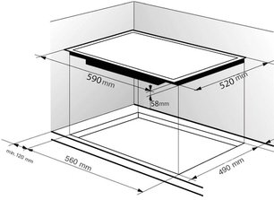 Варочная панель Зигмунд Штайн CIS 027.60 BX фото 2 в Новосибирске Варочная панель Zigmund Shtain CIS 027.60 BX фото 2 в Новосибирске