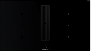 Индукционная варочная поверхность с вытяжкой Kuppersbusch KMI 9850.1 SR-S Black Velvet фото в Новосибирске