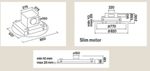 Встраиваемая вытяжка Falmec Design Nova Isola фото 2 в Новосибирске
