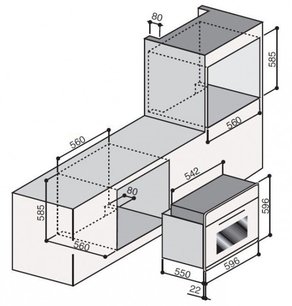 Духовой шкаф Ilve 600-BVG GF фото 3 в Новосибирске