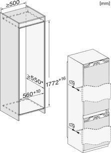 Встраиваемый холодильник Миле KFN 7734 E фото 4 в Новосибирске Встраиваемый холодильник Miele KFN 7734 E фото 4 в Новосибирске