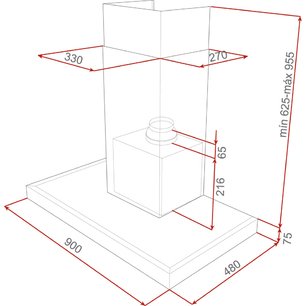 Вытяжка Teka DPL 90 STAINLESS STEEL фото 2 в Новосибирске