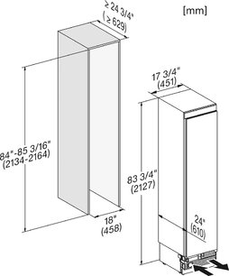 Встраиваемый морозильник Миле F 2413 Vi MasterCool фото 3 в Новосибирске Встраиваемый морозильник Miele F 2413 Vi MasterCool фото 3 в Новосибирске