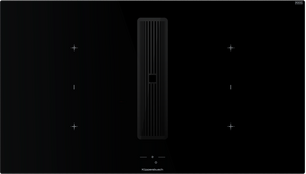 Индукционная варочная поверхность с вытяжкой Kuppersbusch KMI 9850.1 SR-E Black Chrome фото в Новосибирске