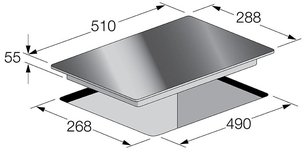 Варочная панель Фулгор Милано CH 302 ID TC BK/2 фото 2 в Новосибирске Варочная панель Fulgor Milano CH 302 ID TC BK/2 фото 2 в Новосибирске