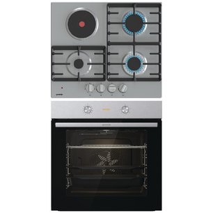 Gorenje (варочная панель GE681X + духовой шкаф BO6717E03X) фото в Новосибирске