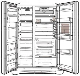 Холодильник Смег SBS800P9 фото 3 в Новосибирске Холодильник Smeg SBS800P9 фото 3 в Новосибирске