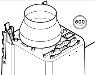 Вытяжка Falmec MERCURIO EVO 60 фото 4 в Новосибирске