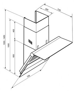 Вытяжка Smeg KTS75BC фото 2 в Новосибирске