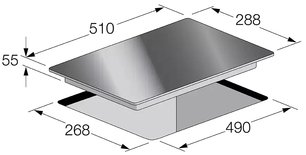 Варочная панель Фулгор Милано CH 302 ID TC WH фото 4 в Новосибирске Варочная панель Fulgor Milano CH 302 ID TC WH фото 4 в Новосибирске