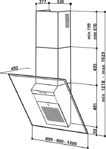 Вытяжка Де Дитрих DHD 497 XE 1 фото 4 в Новосибирске Вытяжка De Dietrich DHD 497 XE 1 фото 4 в Новосибирске