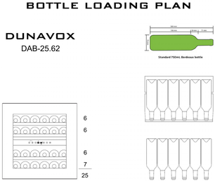 Винный шкаф Dunavox DAB-25.62DB.TO фото 3 в Новосибирске