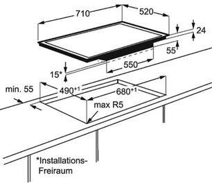 Варочная панель АЕГ HK764401PB фото 3 в Новосибирске Варочная панель AEG HK764401PB фото 3 в Новосибирске