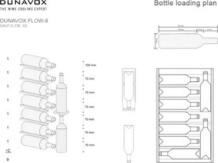 Винный шкаф Dunavox DAUF-8.23B фото 4 в Новосибирске
