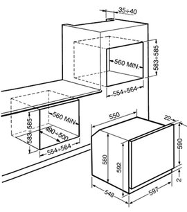 Духовой шкаф Smeg F67-7 фото 2 в Новосибирске