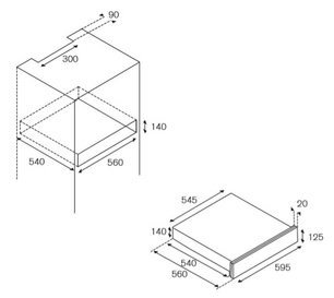 Встраиваемый ящик для подогрева Bertazzoni WD60C фото 4 в Новосибирске