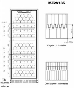 Винный шкаф La Sommeliere MZ2V135 фото 4 в Новосибирске