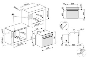Духовой шкаф Smeg SFP6604WSPNR фото 4 в Новосибирске
