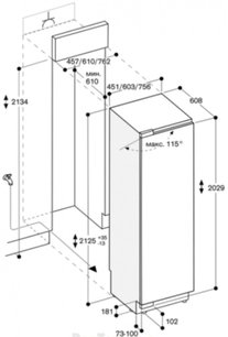 Встраиваемый морозильник Gaggenau RF471304 фото 4 в Новосибирске